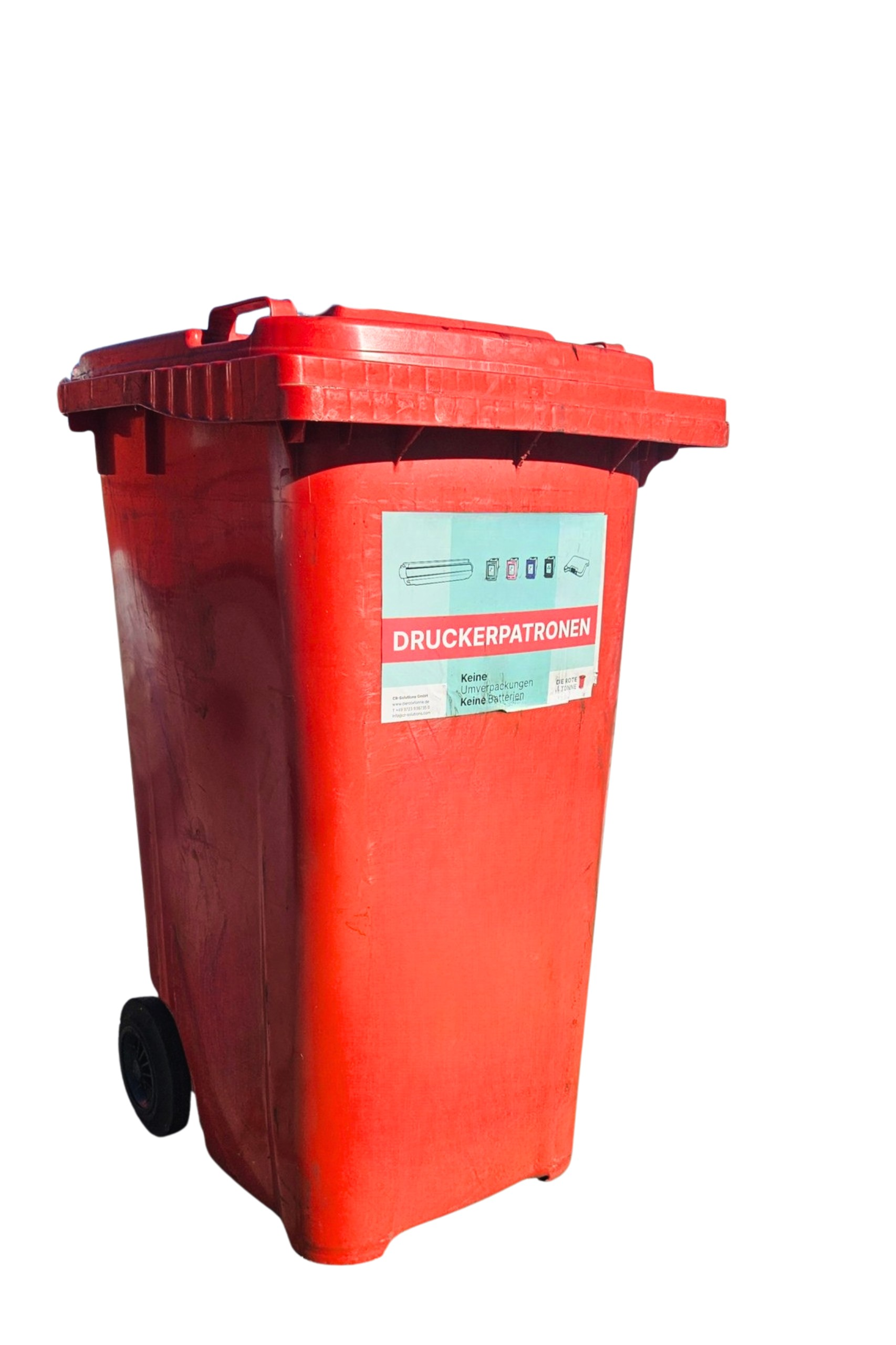 Rote Tonne für Druckerpatronen und Tonerkartuschen in Landkreis Garmisch-Partenkirchen Image